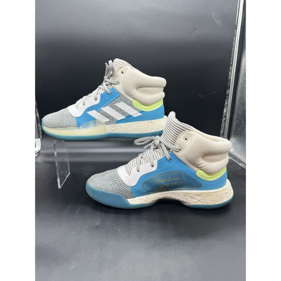Adidas Marquee Boost Mens Size 7 Gray Blue Basketball Running Shoes Sneakers GUC main image 7